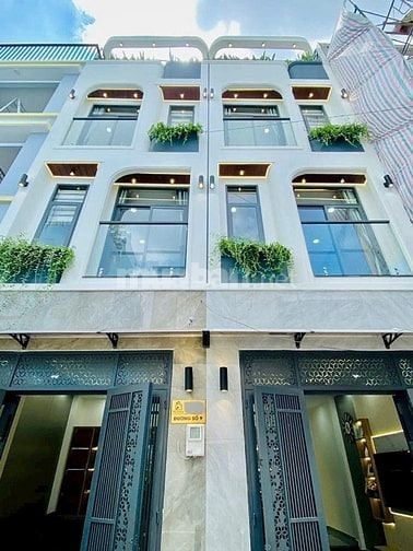 Bán nhà 1 trệt 3 lầu nội thất hẻm trước nhà 5m Đs 9 p16 41m2 giá 5,879