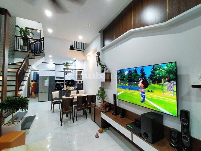 Bán nhà 4 tầng kiên cố full nội thất xịn,đường oto thông Mai Đăng Chơn