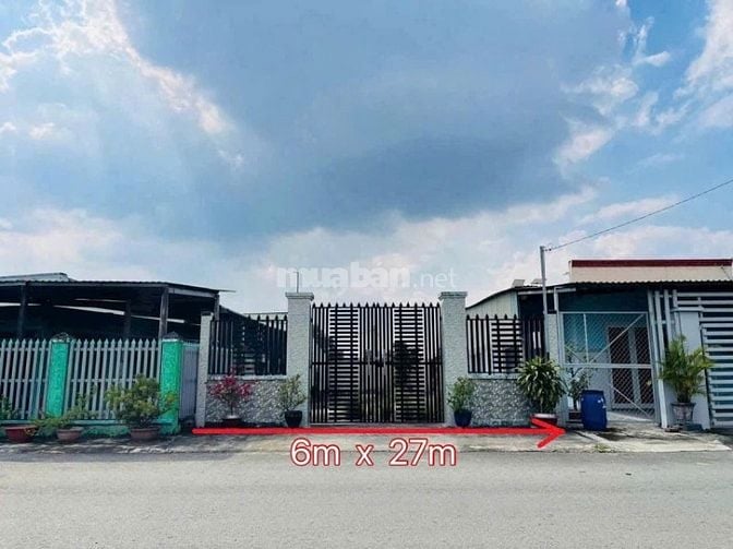 Lô đất thổ cư (6x27) mặt tiền Trần Tử Bình, xã Tân Thông Hội, Củ Chi. 