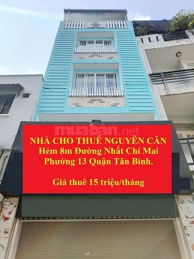 Nhà Đẹp Mặt Tiền Khu Kinh Doanh Nhất Chi Mai Phường 13 Quận Tân Bình