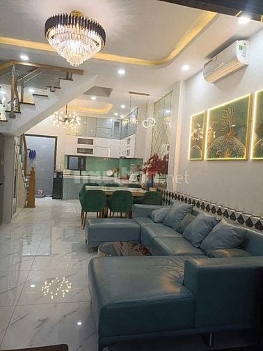 Nhà Q9 ô tô ngủ trong nhà 4 tầng 4pn thiết kế sang trọng 