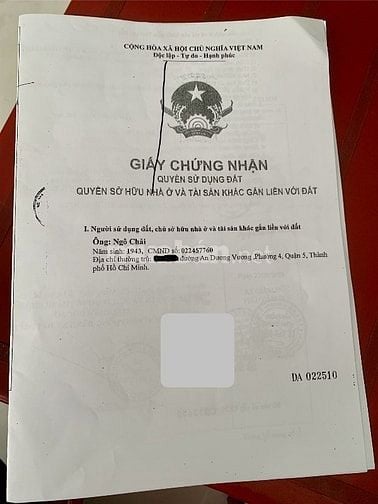 Bán nhà 4 tầng 300m2 Gần ĐH Sư Phạm- ĐH sài gòn. 338/xx An Dương Vương