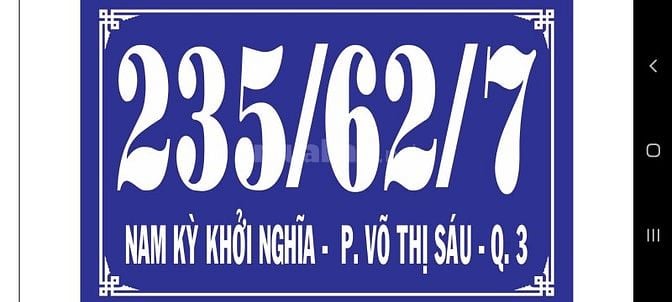 Cho thuê nhà nhỏ NGUYÊN CĂN: 235/62/7 Nam Kỳ Khởi Nghĩa Q3 (4.5 triệu)
