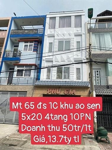 💧🔥Nhà mặt tiền 5x20 đường 1c khu tên lửa , Bình Trị Đông b