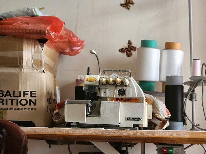 MÁY VẮT SỔ CŨ 2kim 5 chỉ, mô tơ bom SIRUBA 747F