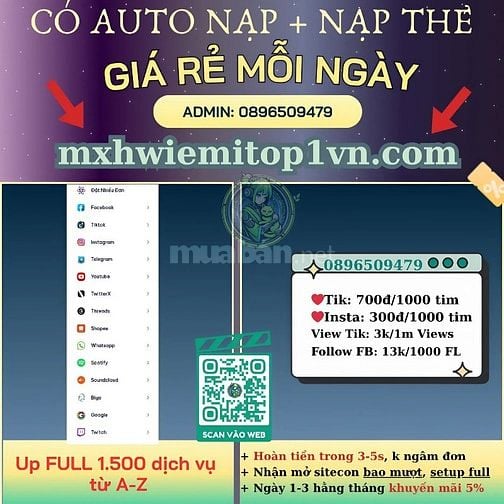 [VIDEO] HƯỚNG DẪN TỰ TĂNG TIM/LIKE/FOLLOW CÁC TRANG MXH MỚI NHẤT