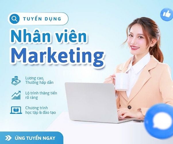 TUYỂN GẤP NHÂN VIÊN MARKETING – LĨNH VỰC MỸ PHẨM