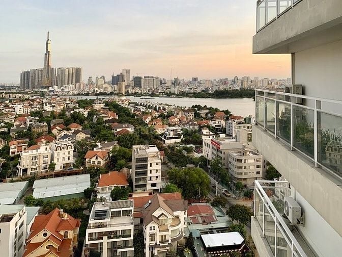 River Garden Thảo Điền, bán căn duplex 2 tầng, 250m², 4PN, view sông