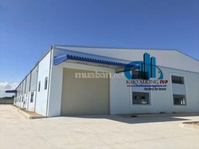 Cho thuê 3000m2 Xưởng mới , Gía: 87.500đ/m2 trong KCN Bà Rịa Vũng Tàu