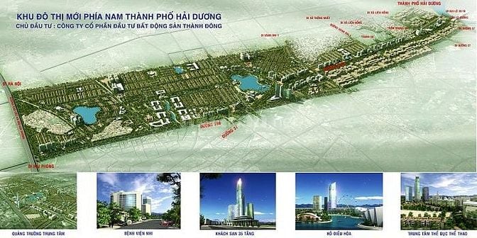 Cần bán đất khu viện nhi thuộc dự án khu ĐTM phía Nam Hải Dương