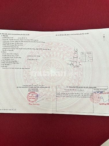 Bán gấp nhà tại Thị trấn Cần Giuộc, Long An, 2 phòng ngủ, 132.4m2