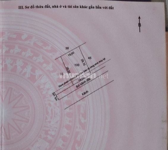 Đất thổ cư 19x27,SHR xã Tân Phú gần KCN Trần Anh