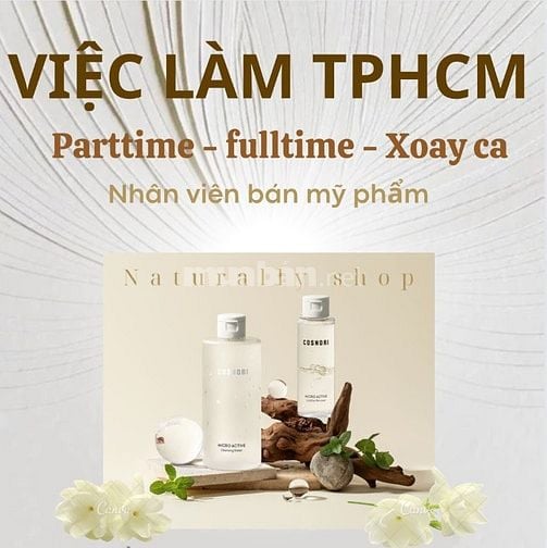 〖 Quận 8 /HCM〗Cần tìm các bạn bán hàng parttime xoay ca 