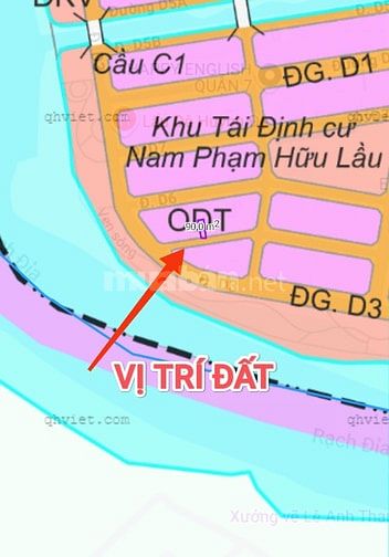 Về lại Úc bán gấp lô đất - Khu tái định cư Nam Phạm Hữu Lầu - Q.7