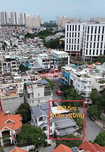 Bán lô góc đường số Vũ Tông Phan KĐT An Phú An Khánh 187.5m2 giá 58 tỷ