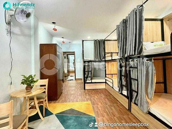Cho thuê sleepbox.ký túc xá .ở ghép, giá rẻ ,gần bến xe q8