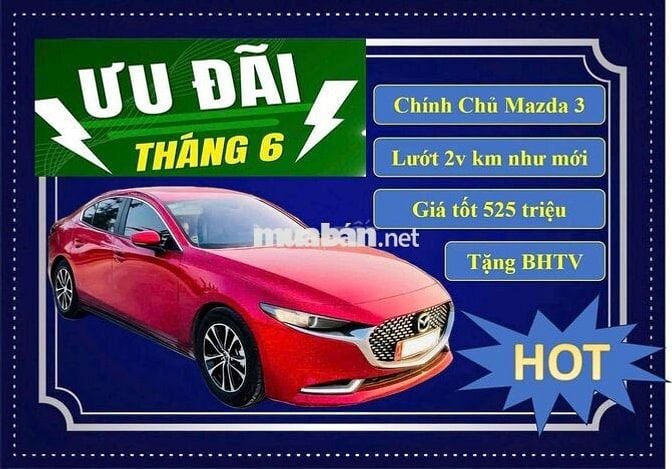 ✅CHỦ MAZDA 3 ĐI ÍT - QUẢNG NAM - GIẤY TỜ ĐẦY ĐỦ ❤