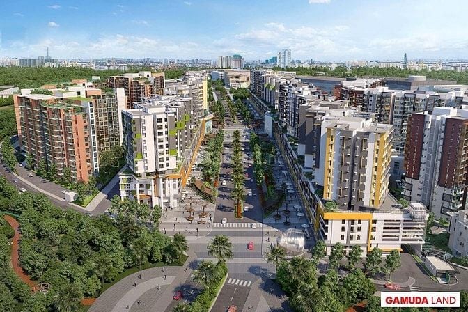 Sky Villa 3pn 206m2 full nội thất, xe hơi lên tận nhà Celadon City