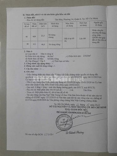 Bán nhà mặt tiền (kênh Tân Hóa) Tân Hóa, P.14, Q.6 giá 10.65 tỷ