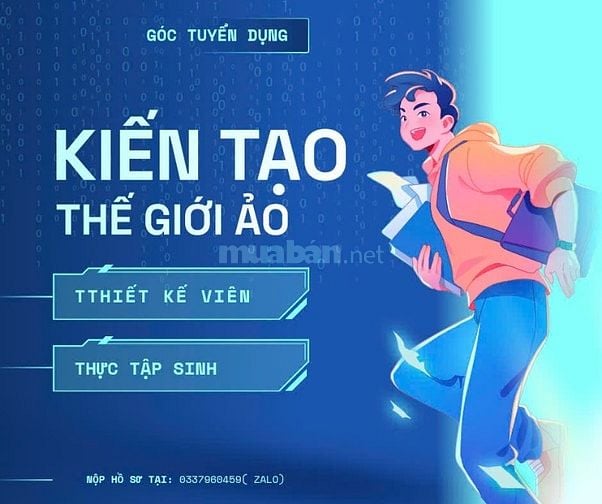 🎨 TUYỂN THỰC TẬP SINH THIẾT KẾ HÌNH ẢNH/VIDEO – ONLINE + OFFLINE 