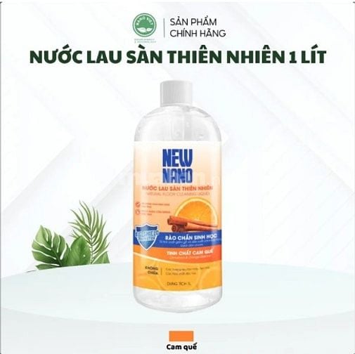 Nước Lau Sàn Thiên Nhiên - Tinh Chất Cam Quế (1 Lít)