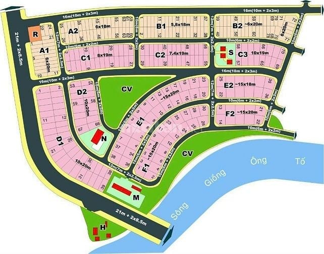 Đất nền dự án Văn Minh, lô B2-67, dt 106.2m2.