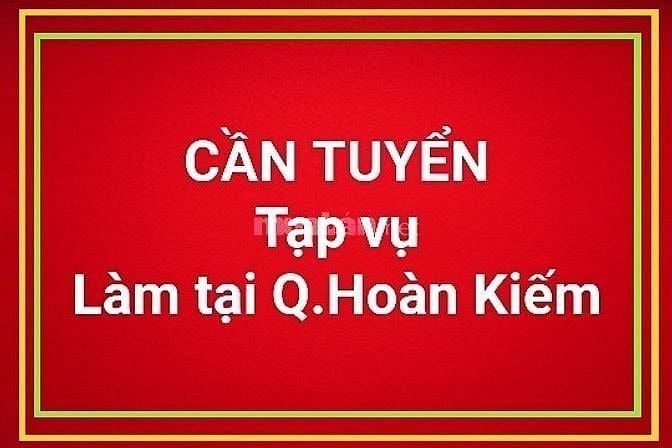 Cần tuyển 2 nữ tạp vụ, dưới 55 tuổi, thu nhập 9 triệu