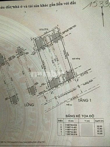 Bán dãy phòng trọ giá rẻ DƯƠNG QUẢNG HÀM-P6 .dt : 11x22