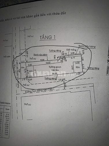 GIÁ CHỈ 3,6TY CHO NHÀ 128M2 CÁCH MT ĐẶNG THÚC VỊNH 300M, XE OTO VAO DC