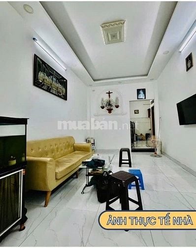 Nhà mới, 1 trệt 1 lầu, có sân riêng, thoáng, 100m ra CMT8