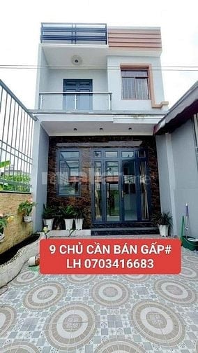BÁN NHÀ MẶT TIỀN ĐƯỜNG 8M KDC HUỲNH VĂN TRÍ-HUYỆN BÌNH CHÁNH TPHCM.