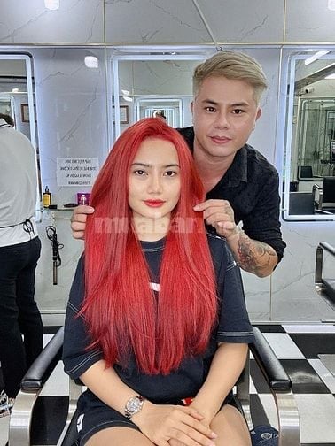 Thomas salon Cần 2 thợ nam chính, cắt nam nữ, 2 phụ nam nữ