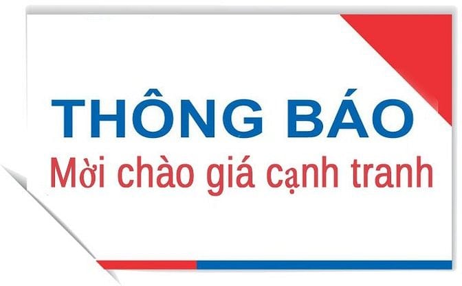 THÔNG BÁO MỜI CHÀO GIÁ CẠNH TRANH Cung cấp DV quản lý vận hành nhà C/C