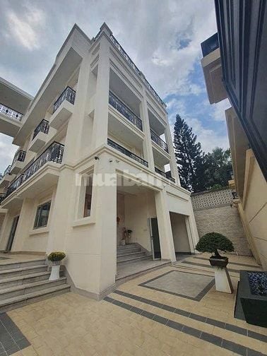 380 tỷ, 1100m2, Bán Villa góc 2 MT Nguyễn Văn Hưởng, P.Thảo Điền, Q.2