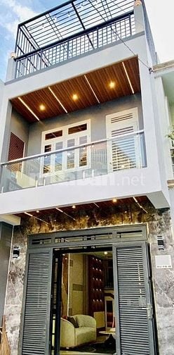 Nhà 3 lầu tuyệt đẹp Cao Cấp Mặt tiền kinh doanh Đường Số 4, P16, Q.Gò 