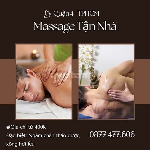 🌿 MASSAGE TẠI NHÀ – DỊCH VỤ CÁ NHÂN CHUYÊN NGHIỆP 🌿