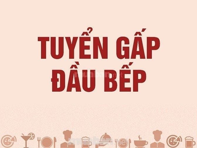TUYỂN ĐẦU BẾP CHÍNH NẤU TẠI BẾP ĂN TRƯỜNG HỌC
