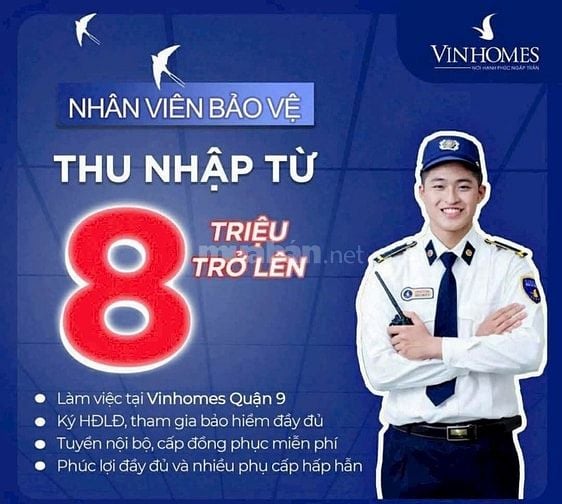 TUYỂN DỤNG NHÂN VIÊN BẢO VỆ NỘI BỘ