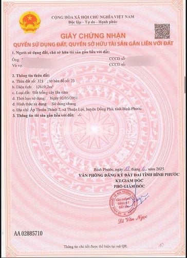  CHỦ KẸT TIỀN CẦN BÁN GẤP 1.2HA ĐẤT NHÀ VƯỜN - ĐỒNG PHÚ, BÌNH PHƯỚC 