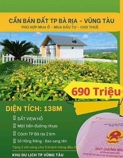 EM CÓ LÔ ĐẤT CHÍNH CHỦ CẦN BÁN GẤP