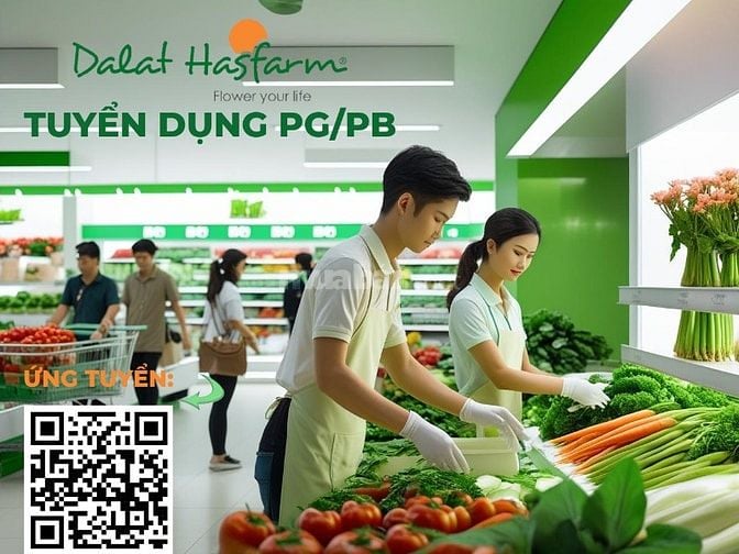 DALAT HASFARM TUYỂN GẤP PG/PB QUẦY HOA, RAU CỦ