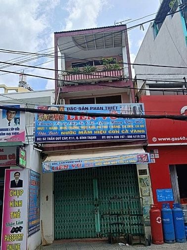 Cho thuê nhà mặt tiền Trần Quý Cáp, Bình Lợi Trung, 1 trệt 2 lầu, 4PN