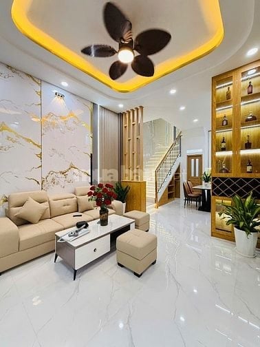 CHÍNH CHỦ BÁN NHÀ 713/LÊ ĐỨC THỌ MỚI XÂY 3PN NỘI THẤT ĐẸP