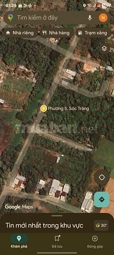 CHÍNH CHỦ BÁN ĐẤT MẶT TIỀN KÊNH CẦU XÉO – P5, TP. SÓC TRĂNG 