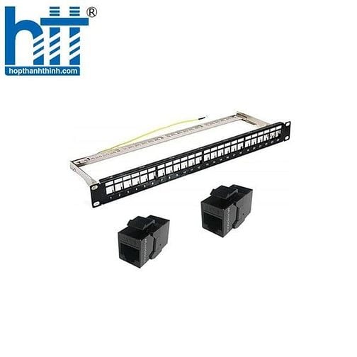 Thanh đấu nối Patch Panel 24 cổng Cat6 UTP 1U PicoLink