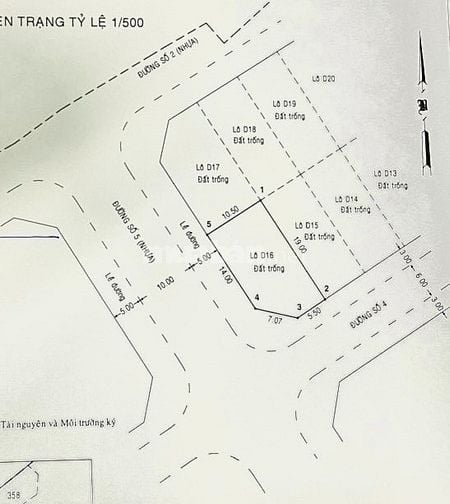 Bán đất biệt thự khu Đại Học Mở đường Tam Đa, TP.HCM, DT10.5x19m, 187m