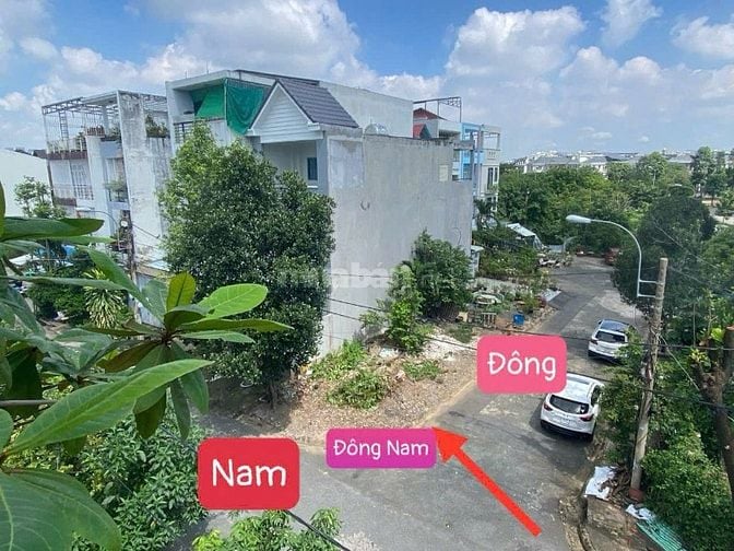 Bán lô đất khu dân cư 10 mẫu, p. Bình Trưng Đông. lô F1, lô góc 