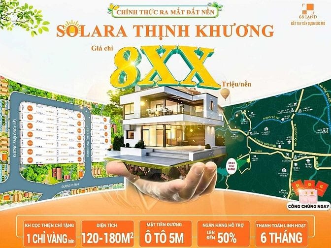 Đất nền Solara Thịnh Khương Hoà Khương - Hoà Vang - Đà nẵng