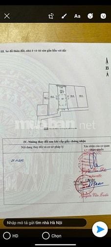 Đất đẹp tại ngõ 5 Nguyễn Văn Cừ