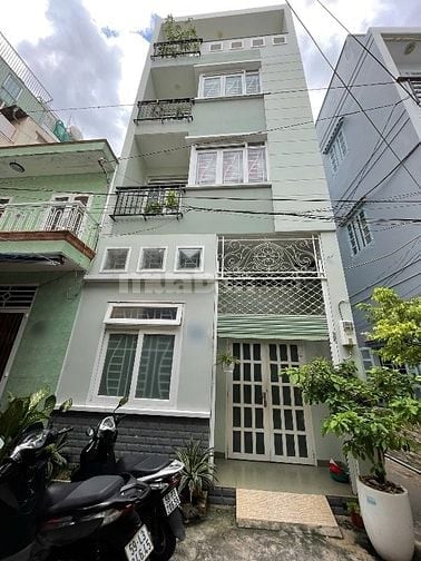 Giáp Q3 Hẻm Lê Văn Sỹ,Ngang 5m,5Tầng,4PN,Vuông Vức,Hẻm An Ninh,Sạch 